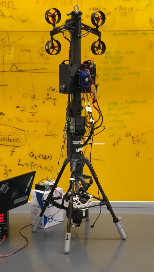 The Daedalus2 self-landing drone controls testbed